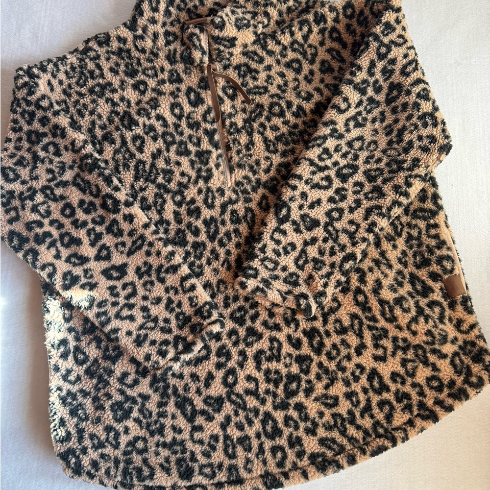 Maurices Tan and Black Teddy Jacket